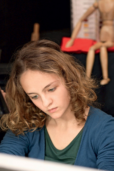 Девушке-вундер­кинду Сандре прочат славу Леонардо да Винчи.