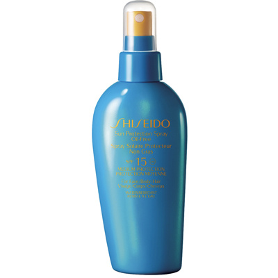 Shiseido, Sun Protection Spray Oil-Free SPF 15, 2300 рублей Shiseido, Sun Protection Spray Oil-Free SPF 15, 2300 рублей