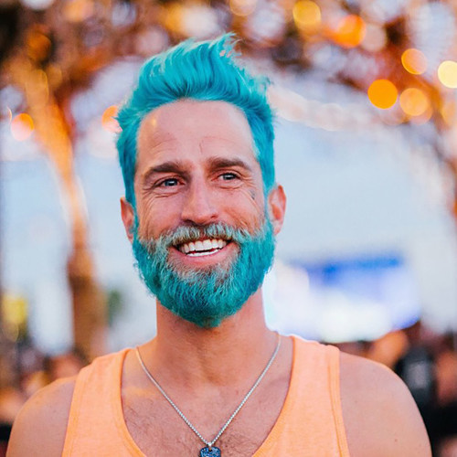 Мужское цветное окрашивание #MermanHair Мужское цветное окрашивание #MermanHair