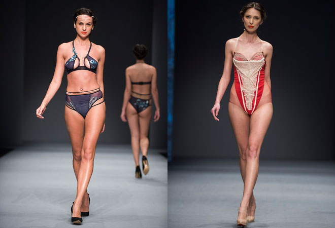 Hong Kong Fashion Week 2015 Модели в нижнем белье почти голые, фото