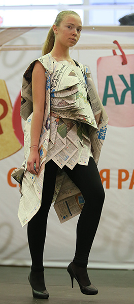 показ бумажной моды Paper Fashion Art показ бумажной моды Paper Fashion Art