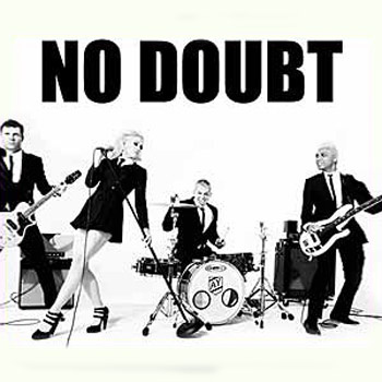 No Doubt (промо-плакат предстоящего тура) No Doubt (промо-плакат предстоящего тура)