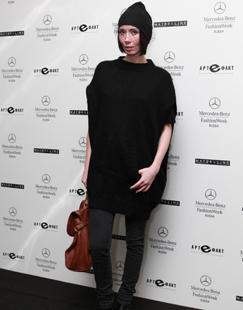 Мария Железнякова на Mercedes-Benz Fashion Week Russia