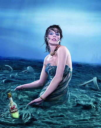 Мила Йовович (Milla Jovovich), календарь Campari на 2012 год