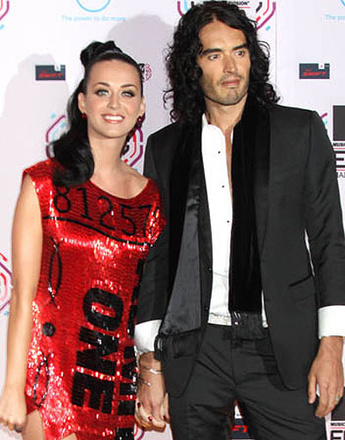 Кэти Пэрри (Katy Perry) и Рассел Брэнд (Russell Brand)