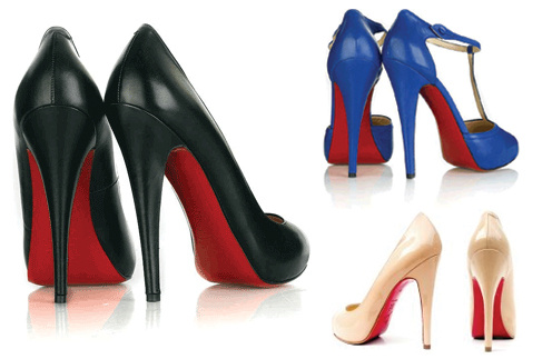 Знаменитые туфли с красной подметкой от Christian Louboutin. Знаменитые туфли с красной подметкой от Christian Louboutin.
