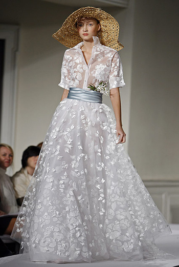 Показ свадебной коллекции Oscar de la Renta Показ свадебной коллекции Oscar de la Renta