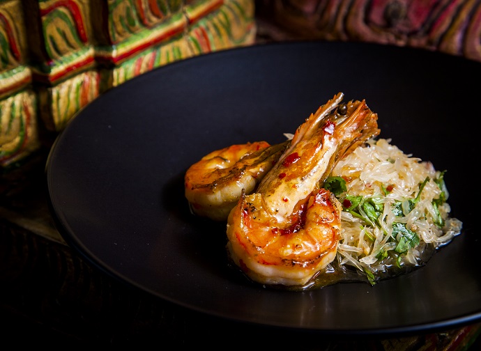 Салат из помело с креветками Салат из помело с креветками