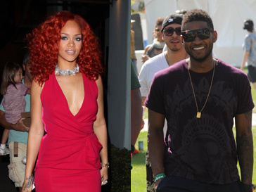 Рианна и Ашер вступили в романтическую пору своих отношений Рианна, Ашер, Rihanna, Usher