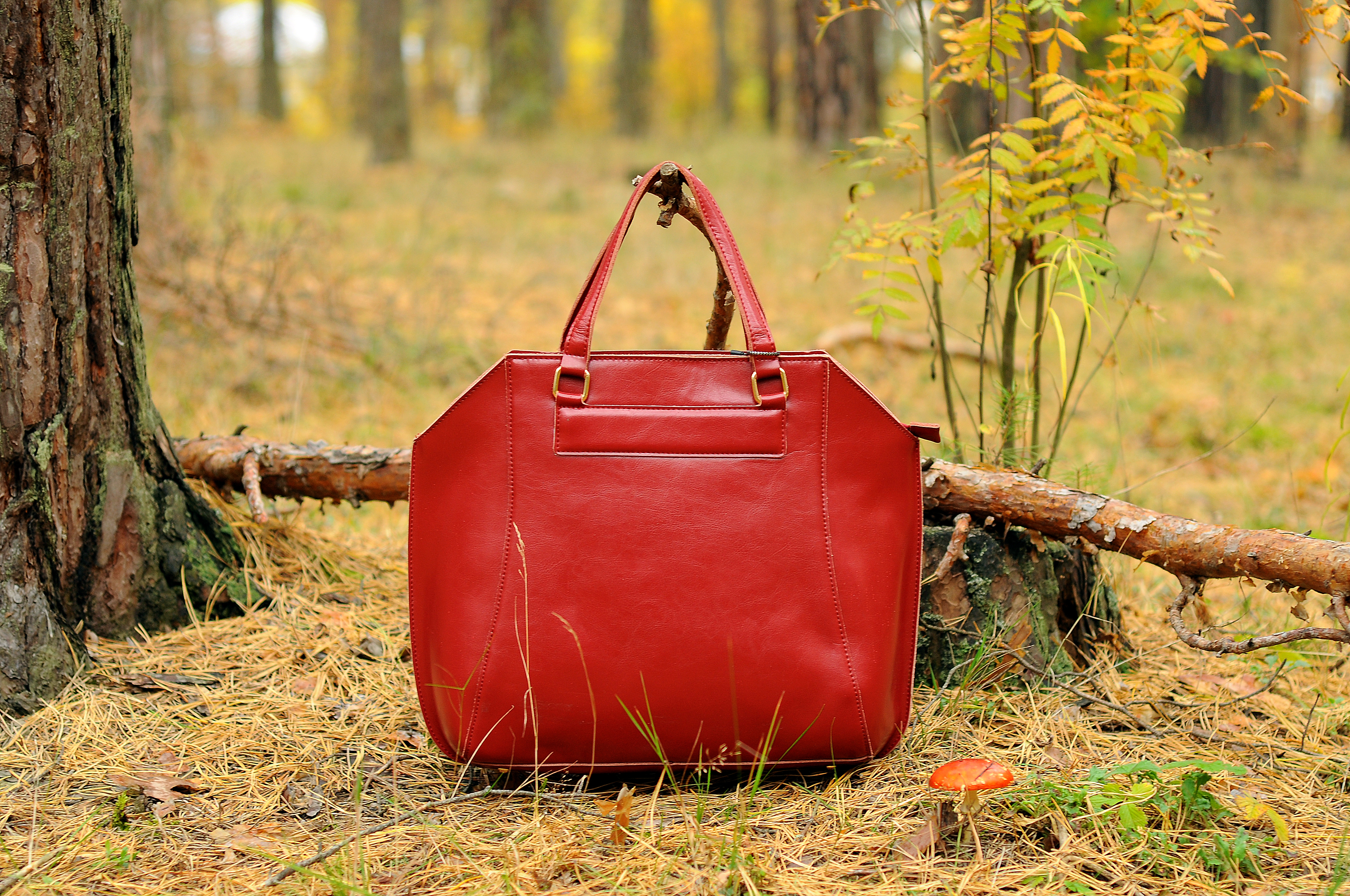 Шикарная осень с сумками из кожи с... Шикарная осень с сумками из кожи с...