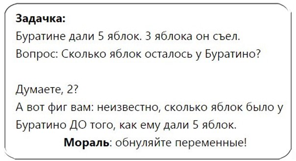 Мораль для программиста Мораль для программиста