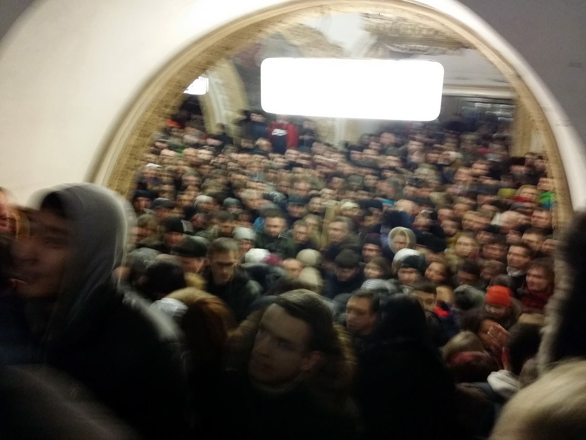 25.12.14. Ад и ужас в московском метро! 25.12.14. Ад и ужас в московском метро!