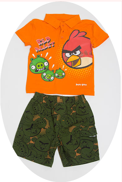 Сток! Летние комплекты для мальчиков A n g r y B i r d s. Шорты и футболка. 2-8 лет. Без рядов. Сток! Летние комплекты для мальчиков A n g r y B i r d s. Шорты и футболка. 2-8 лет. Без рядов.