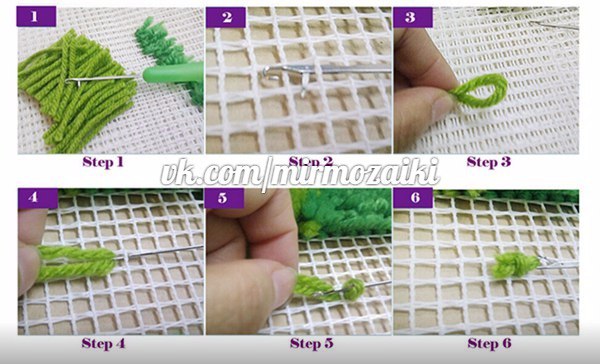 Как делать узелки в ковровой технике? Как делать узелки в ковровой технике?