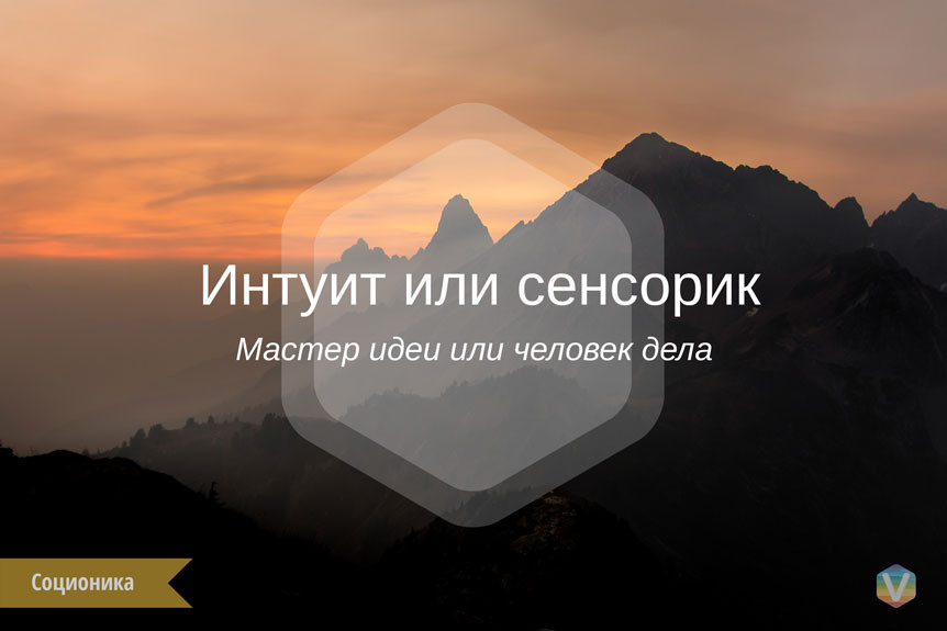 Интуит или сенсорик Интуит или сенсорик