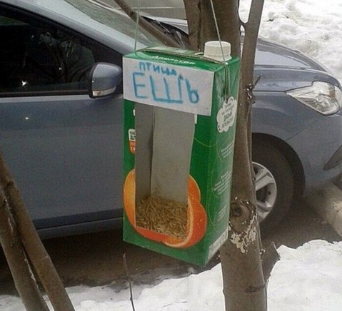 Для птиц, которые не сразу понимают Для птиц, которые не сразу понимают
