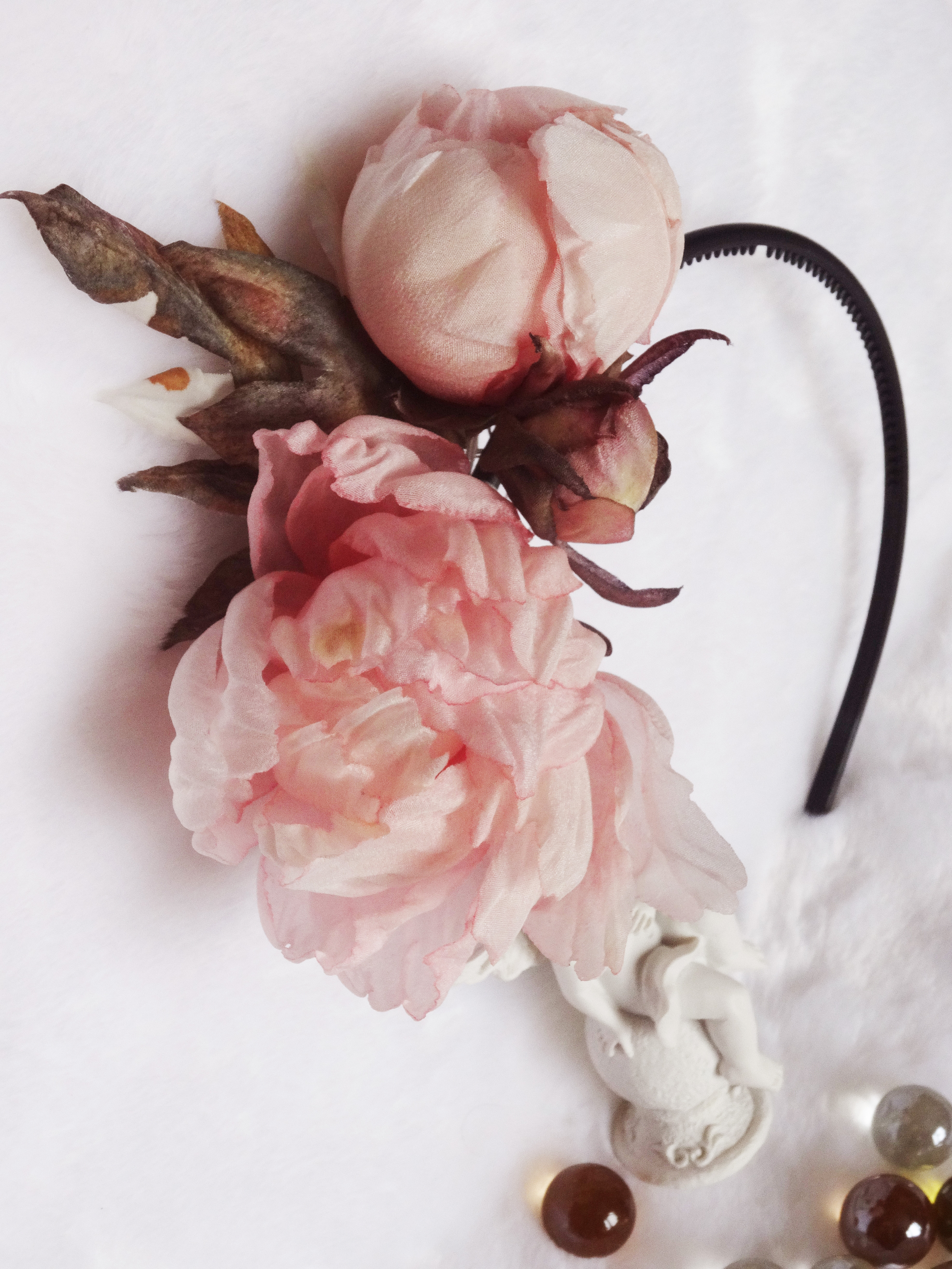 Пионно-бутоновая нежность!:)) Ободок, в наличии Пионно-бутоновая нежность!:)) Ободок, в наличии