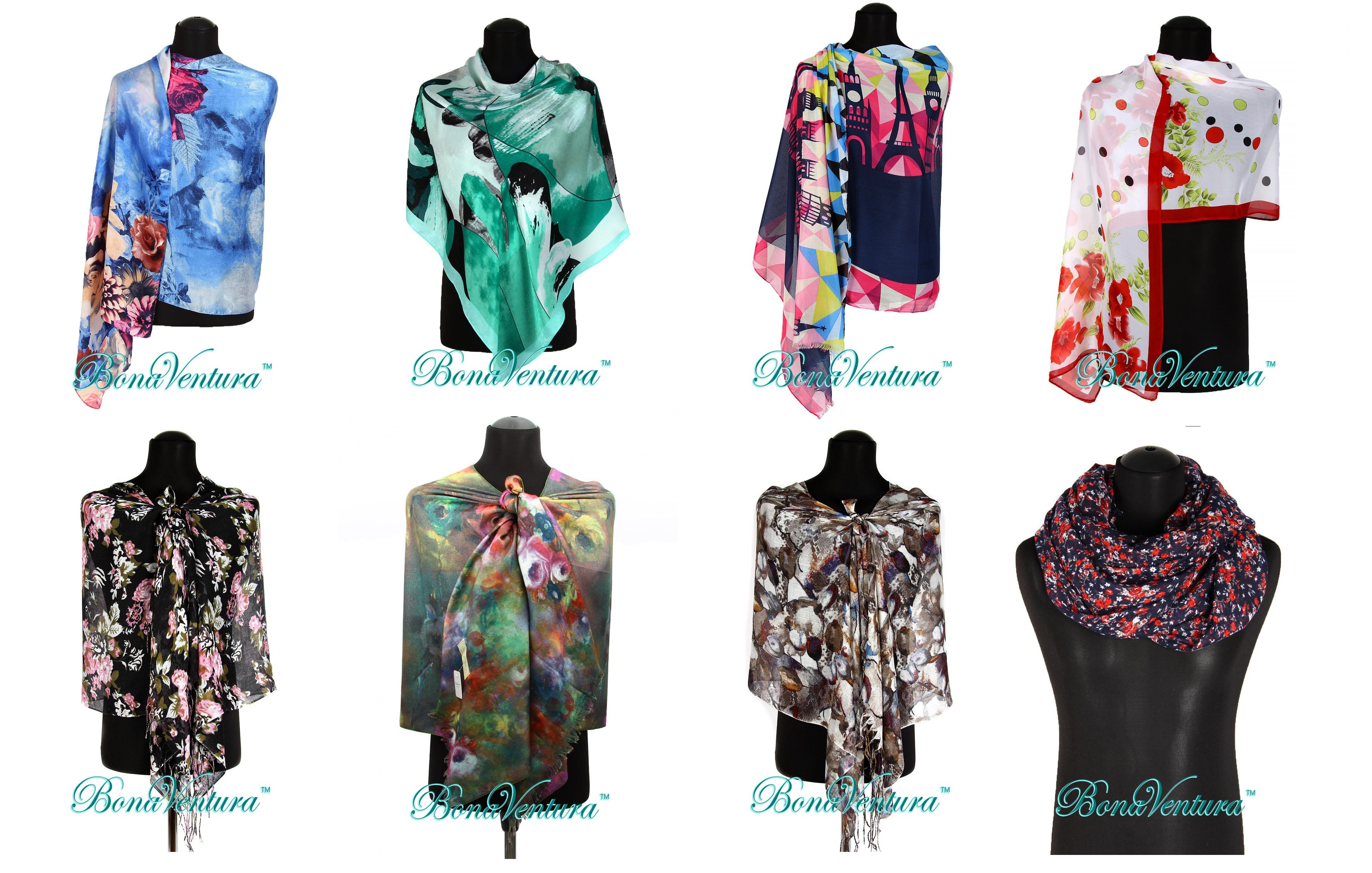 Новинка! Б о н а В е н т у р а палантины, платки, шарфы, хомуты Новинка! Б о н а В е н т у р а палантины, платки, шарфы, хомуты