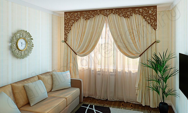 Сбор заказов. Фигурный ламбрекен с лазерной обработкой, декоративные карнизные планки для гостиной, спальни, кухни Сбор заказов. Фигурный ламбрекен с лазерной обработкой, декоративные карнизные планки для гостиной, спальни, кухни