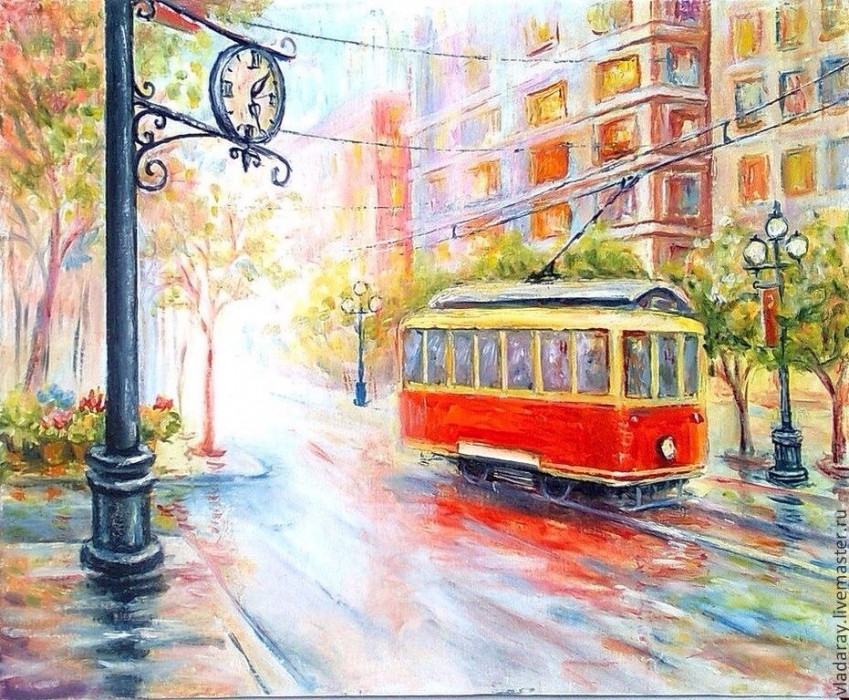 Этот транспорт непростой, знает в городе любой Этот транспорт непростой, знает в городе любой