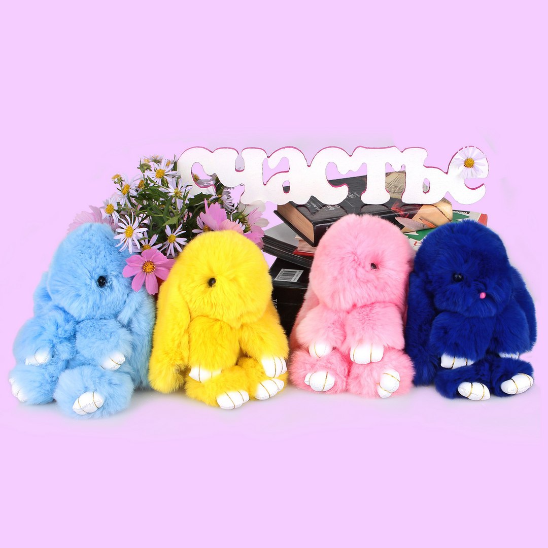 Сбор заказов. Брелоки из натурального меха. Милейшие зайки, помпоны 550 руб. - 2 Сбор заказов. Брелоки из натурального меха. Милейшие зайки, помпоны 550 руб. - 2