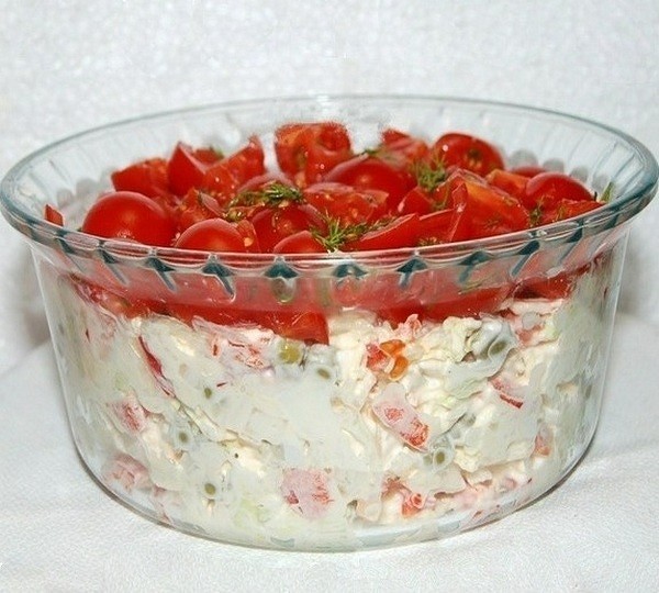 Сaлaт Краснaя шaпочкa Сaлaт Краснaя шaпочкa