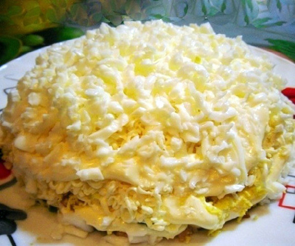 САЛАТ СНЕГУРОЧКА САЛАТ СНЕГУРОЧКА