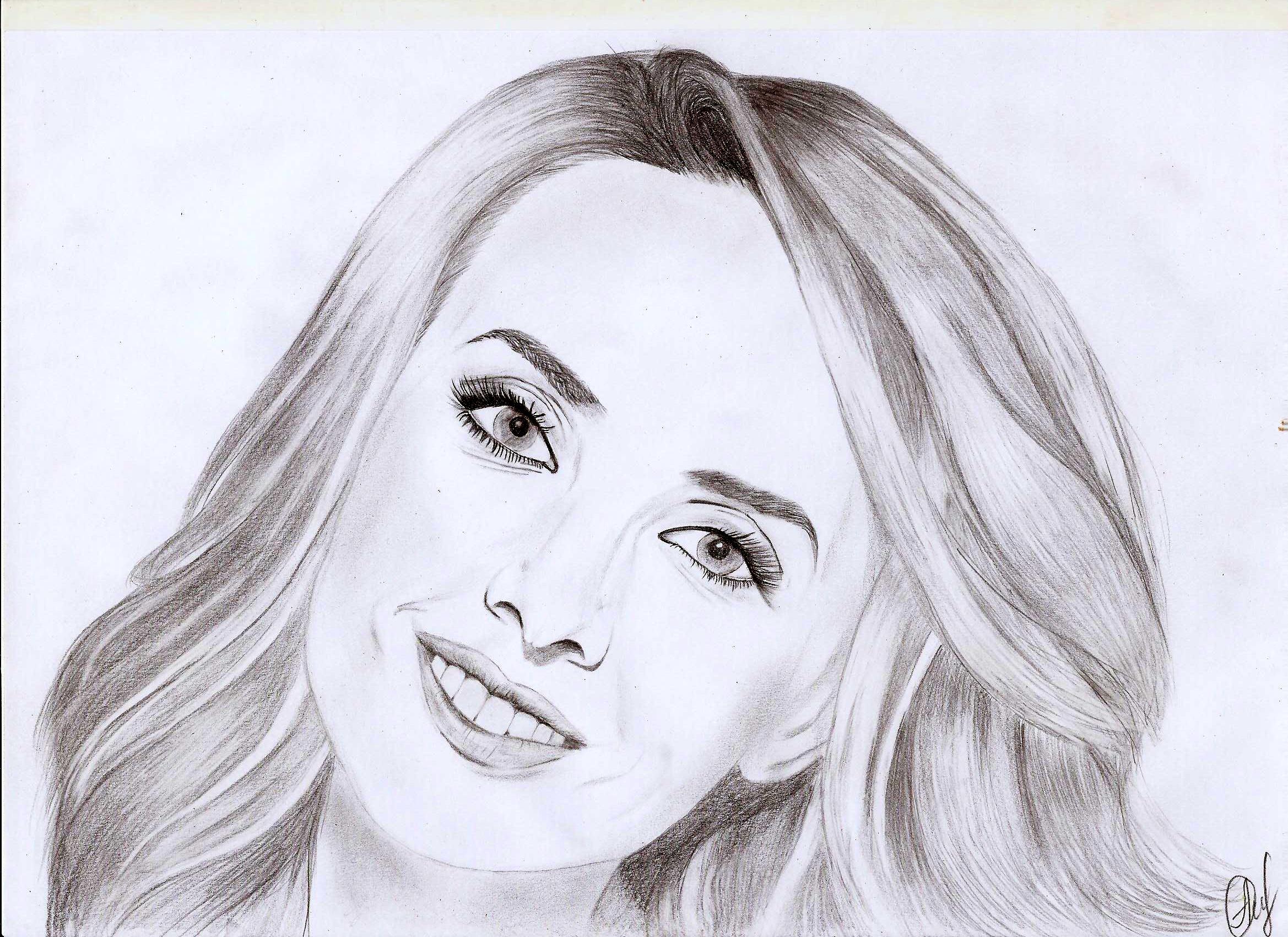 Портрет карандашом Жанна Фриске Портрет карандашом Жанна Фриске