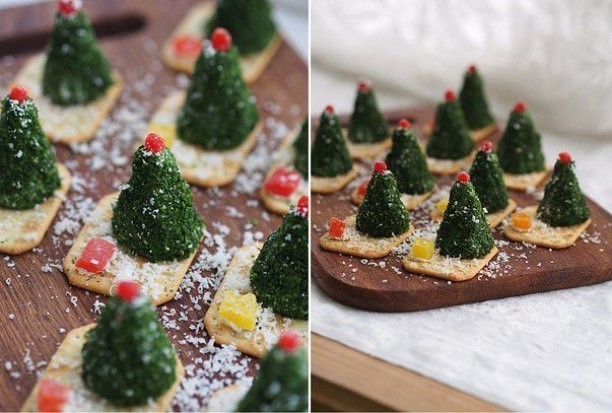 Сырные ёлочки к праздничному столу Сырные ёлочки к праздничному столу