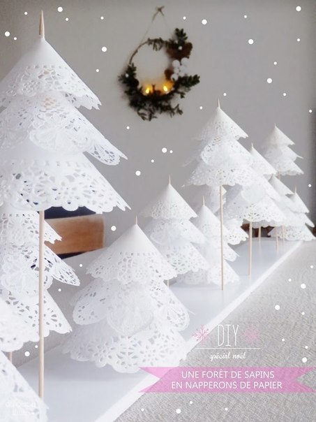 Ёлочки из салфеток Ёлочки из салфеток