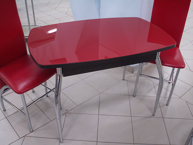 Сбор заказов. Столы c поверхностью из закаленного стекла, с фотопечатью, с постформингом и пластиком. Столы на цельнометаллическом каркасе, раздвижные столы, раскладные и столы-книжки, столы с хромированными и деревянными опорами. -7 Сбор заказов. Столы c поверхностью из закаленного стекла, с фотопечатью, с постформингом и пластиком. Столы на цельнометаллическом каркасе, раздвижные столы, раскладные и столы-книжки, столы с хромированными и деревянными опорами. -7