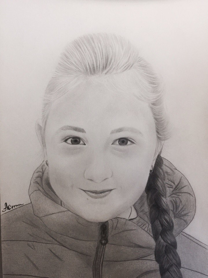 Новый портретик. Выполнен на формате А4, и отправляется в г. С-Петербург!))) Новый портретик. Выполнен на формате А4, и отправляется в г. С-Петербург!)))