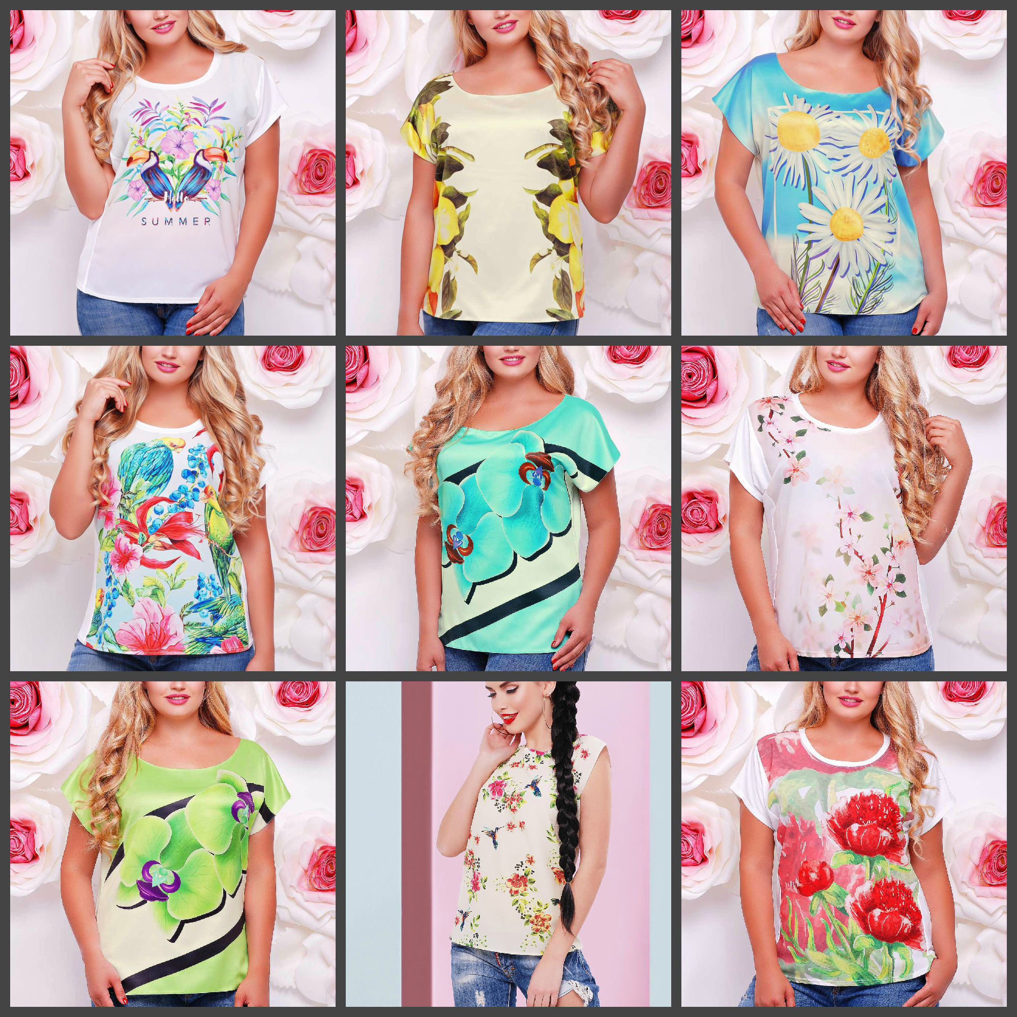 ПИАР! Блузки 462 и 504 рубля! Размеры 42-56! ПИАР! Блузки 462 и 504 рубля! Размеры 42-56!