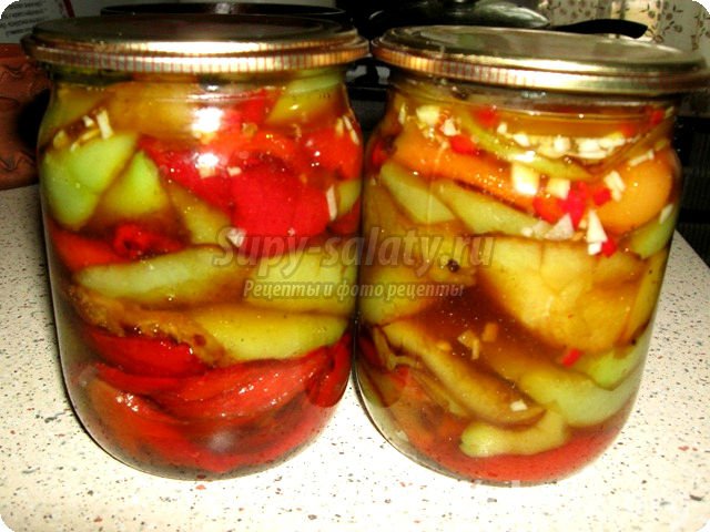 Перец болгарский с чесноком на зиму Перец болгарский с чесноком на зиму