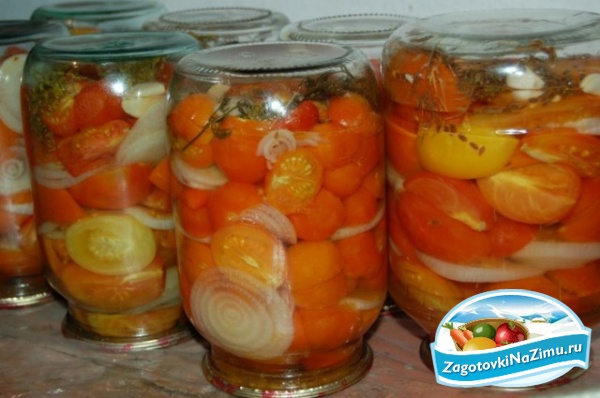 ПОМИДОРНЫЕ ДОЛЬКИ — САЛАТ В БАНКАХ ПОМИДОРНЫЕ ДОЛЬКИ — САЛАТ В БАНКАХ