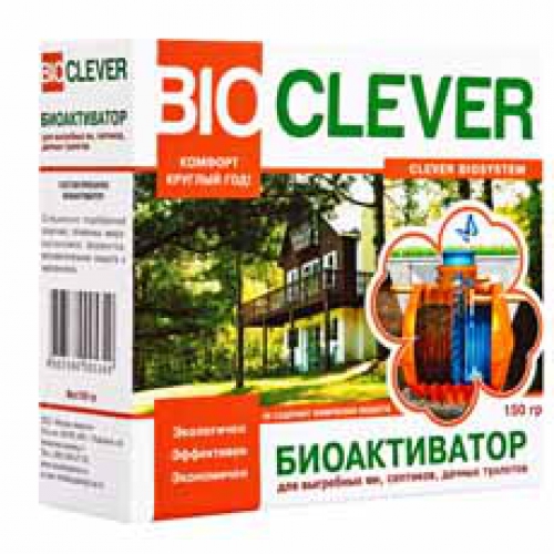 Биоактиватор Bioclever средство для очистки септика выгребной ямы, септика и уличного дачного туалета Биоактиватор Bioclever средство для очистки септика выгребной ямы, септика и уличного дачного туалета
