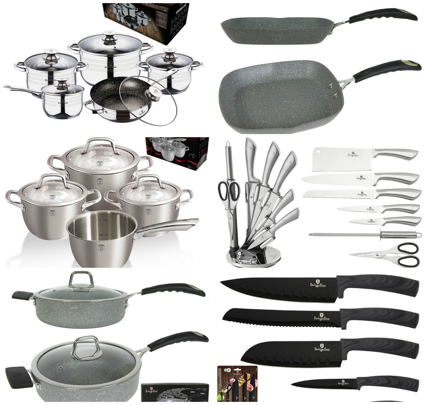 Венгерская компания BerlingerHouse производит посуду из кованного алюминия и нержавеющей стали. С 14 по 20 ноября цены на товары под брендом BerlingerHouse будут снижены на 20% от цены оптовой цены с сайта Венгерская компания BerlingerHouse производит посуду из кованного алюминия и нержавеющей стали. С 14 по 20 ноября цены на товары под брендом BerlingerHouse будут снижены на 20% от цены оптовой цены с сайта