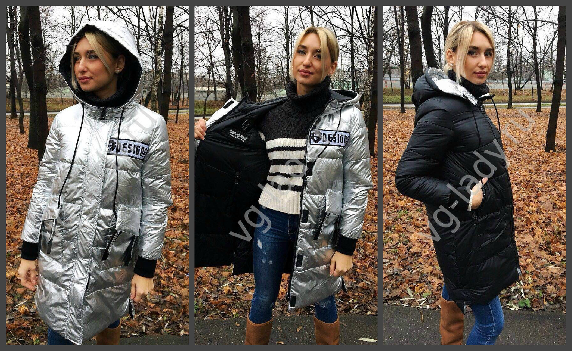 Обратите внимание на эту новиночку ! Стильное двухстороннее полупальто с наполнителем гусиный пух . Незаметными точно не останетесь ! Обратите внимание на эту новиночку ! Стильное двухстороннее полупальто с наполнителем гусиный пух . Незаметными точно не останетесь !