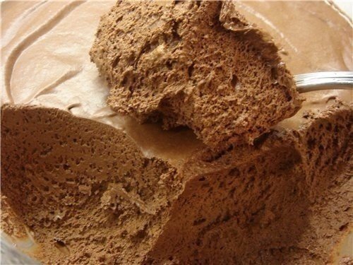 Шоколадный мусс на основе обезжиренного творога Шоколадный мусс на основе обезжиренного творога