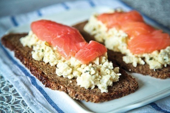 Скандинавские сендвичи на завтрак Скандинавские сендвичи на завтрак