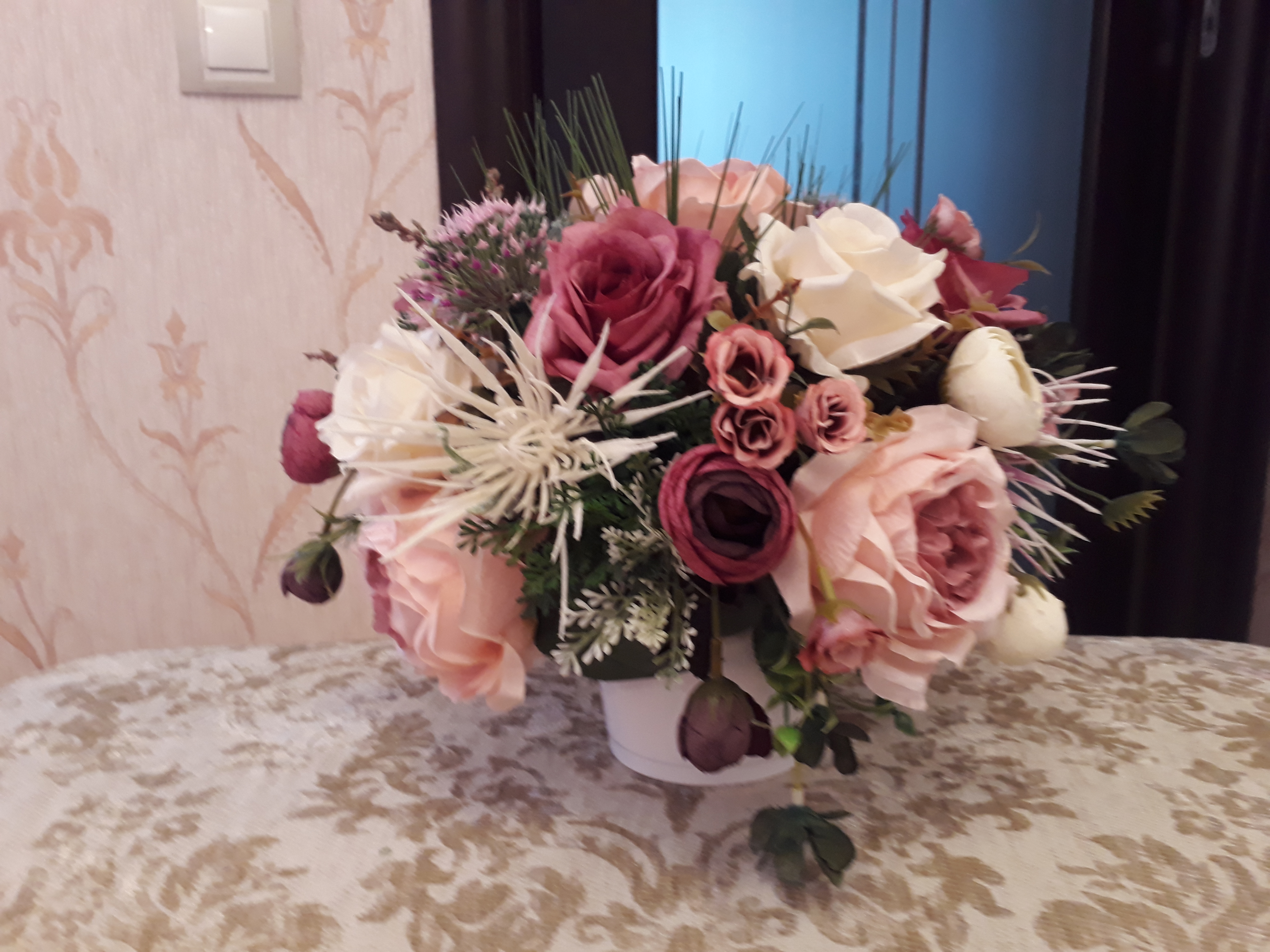 Интерьерная композиция "Фиолетовая дымка" Интерьерная композиция "Фиолетовая дымка"