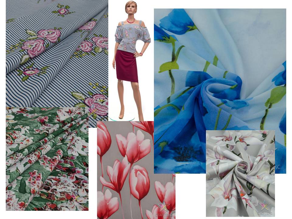 В СТАРТЕКС поступили летние ткани. Яркие, принтованные, лёгкие и идеально подходящие для свежих образов. Хлопок, шифон, штапель, поплин и вискоза. В СТАРТЕКС поступили летние ткани. Яркие, принтованные, лёгкие и идеально подходящие для свежих образов. Хлопок, шифон, штапель, поплин и вискоза.