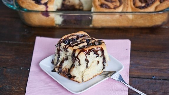 Чернично-шоколадные булочки Чернично-шоколадные булочки