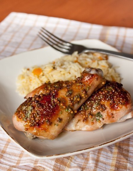 Курица в медово-горчичном маринаде Курица в медово-горчичном маринаде