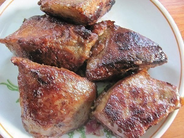 Накрахмаленная печень Накрахмаленная печень