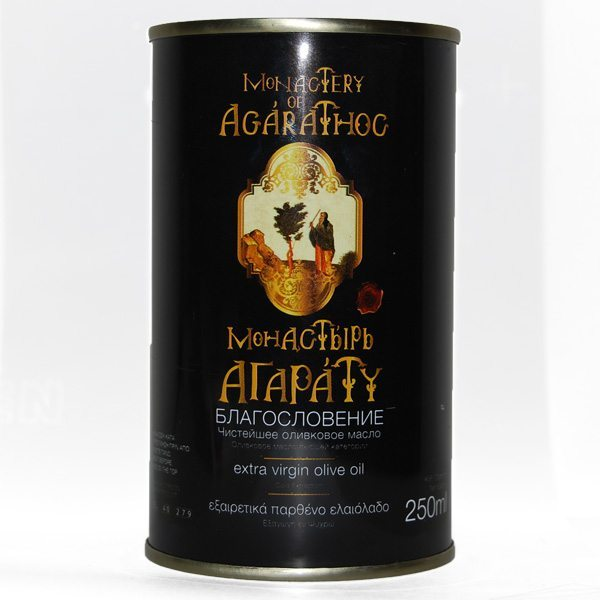 Оливковое масло Монастырь Агарату Extra Virgin 250 мл Оливковое масло Монастырь Агарату Extra Virgin 250 мл