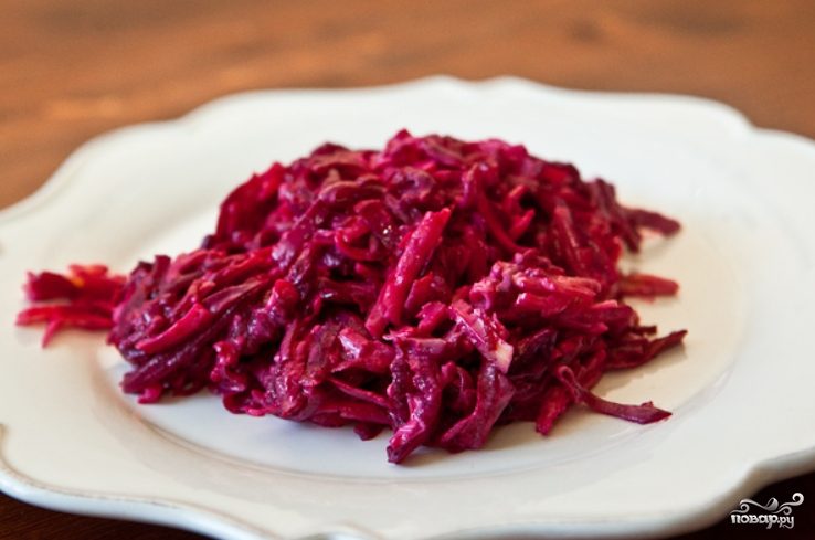 Свекла с чесноком и сыром Свекла с чесноком и сыром