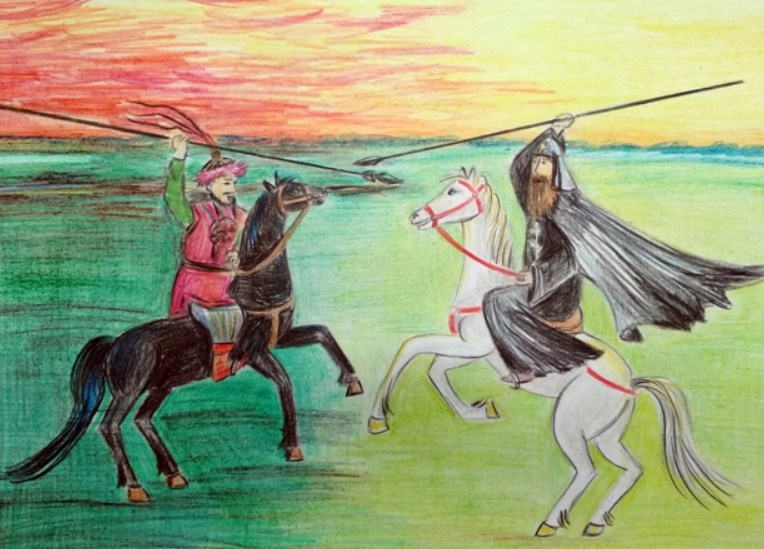 Выставка детского художественного творчества "Русь Великая" Библиотека им. Ю.А. Адрианова, ул. Дьяконова, д.25, детский абонемент Выставка детского художественного творчества "Русь Великая" Библиотека им. Ю.А. Адрианова, ул. Дьяконова, д.25, детский абонемент