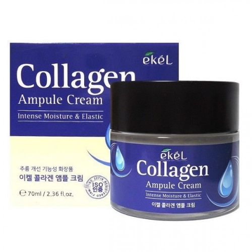 Крем для лица с коллагеном Ekel Collagen Ampoule Intense Moisture&Elastic 70 ml Крем для лица с коллагеном Ekel Collagen Ampoule Intense Moisture&Elastic 70 ml