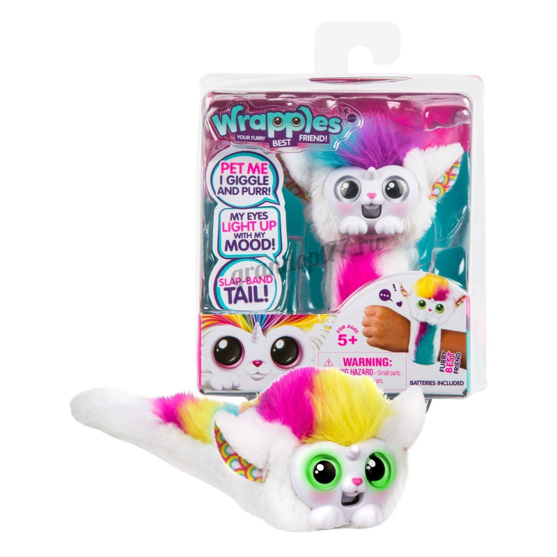 ИНТЕРАКТИВНЫЙ БРАСЛЕТ-ПУШИСТИК Wrapples ИНТЕРАКТИВНЫЙ БРАСЛЕТ-ПУШИСТИК Wrapples